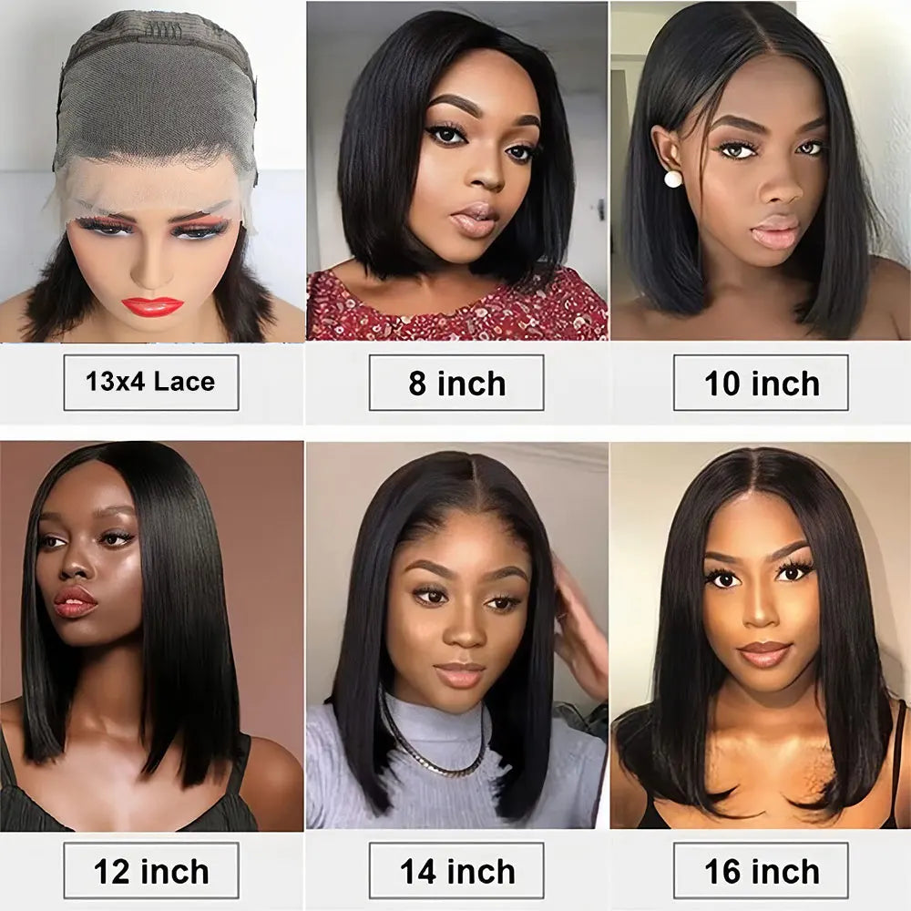 Newmi Bob Wigs Short Bob Wig Lace Front Human