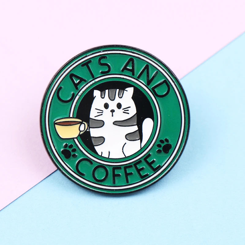 Cute Animal Series Enamel Brooch Alloy Pin Cartoon Kawaii Capybara Cat Dog Duck Pet Backpack Lapel Badge Jewelry Gift for Kids