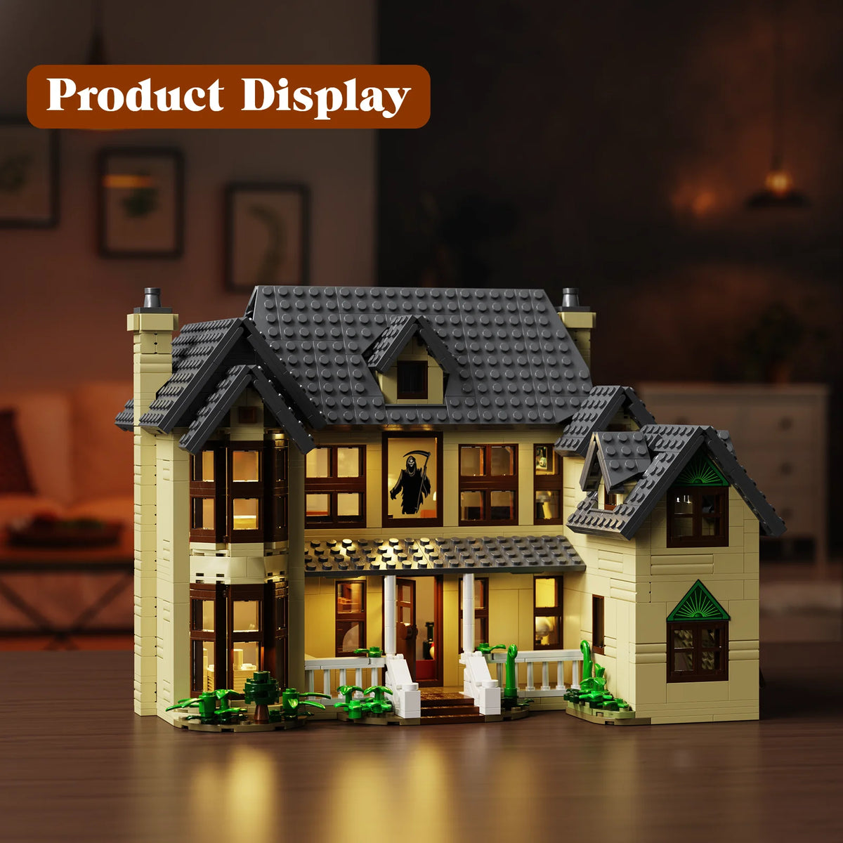 Horror House Building Block Set Home Decor Scary Movie