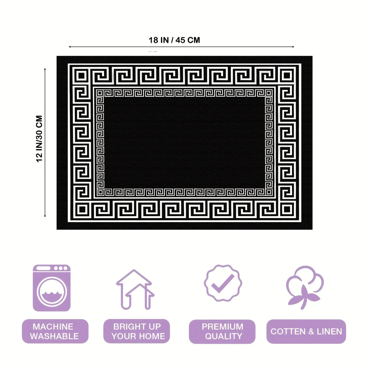 4PC Minimalist Placemats Set – Simple &amp; Washable Kitchen