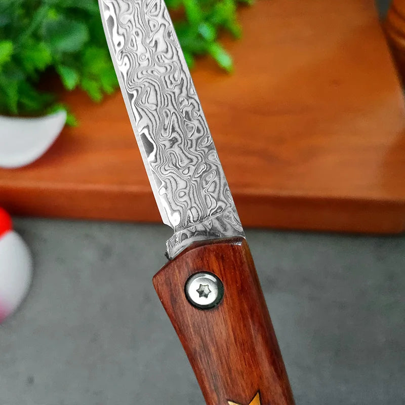 Kitchen Folding Knife Stainless Steel Boning Knife BBQ Lamb Knife Fruit Peeling Butcher Cleaver Knife Kitchen Accessories