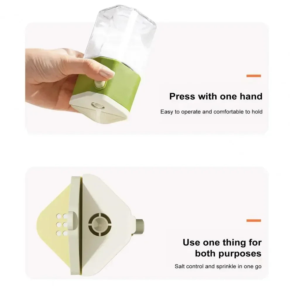 2026 New Kitchen Quantitative Salt Bottle Spice Can Pepper Chili Powder Jar Glass Seasoning Tank Sealed Moisture-proof Gadgets