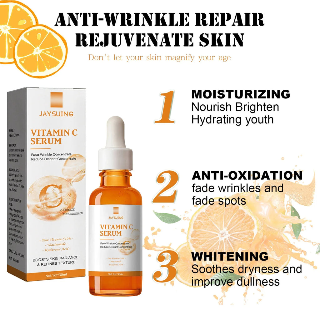 Jayswing Vitamin C B3 Essence Face Retinol Serum Deep Hydration Moisturizer Reduce Fine Lines Whitening Essence Skin Care