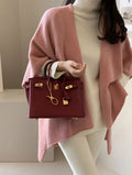 Korean Style Knitted Shawl Jacket Women's Casual Warm Knitted Cardigan Cloak Elegant Solid Color Women's Knitted Cardigan