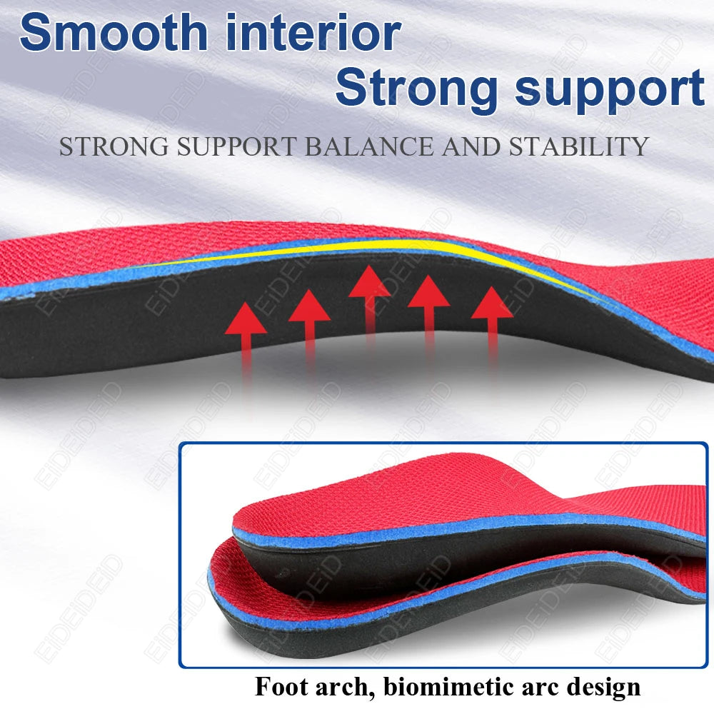 Memory Form Insoles Orthopedic Insoles Flat Foot Arch Support Insole Shoe Pad Inserts Accessoire Chaussure Inlegzolen Palmilha