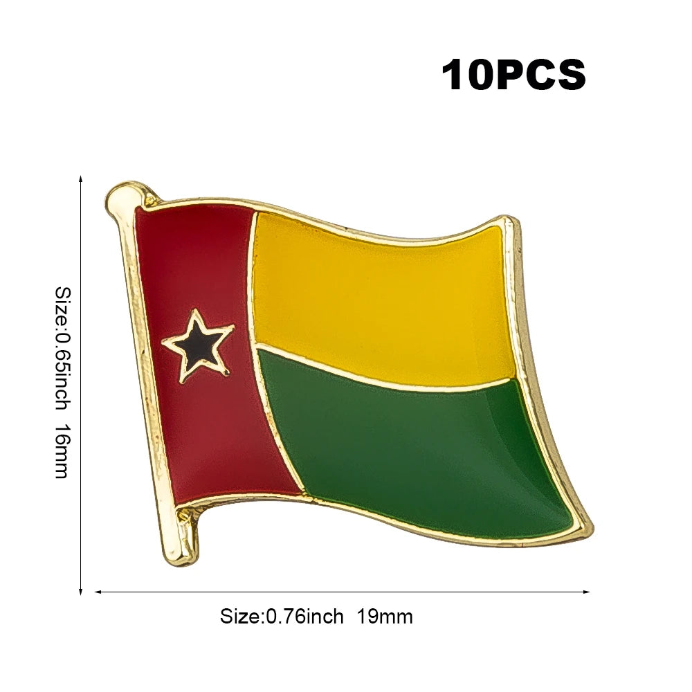10pcs a lot   Flag Laple Pin Badge Brooch Cambodia Canada Czech Rep. Zimbabwe Kuwait Croatia Kenya Kazakhstan Haiti