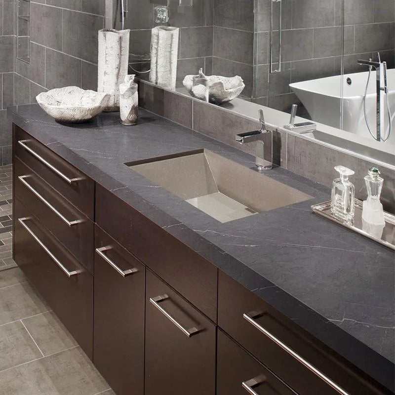 Matte Thick Gray Marble Pattern Waterproof Film Furniture Self-Adhesive Wallpaper Kitchen Countertop Oil-Proof Rock Wall Sticker