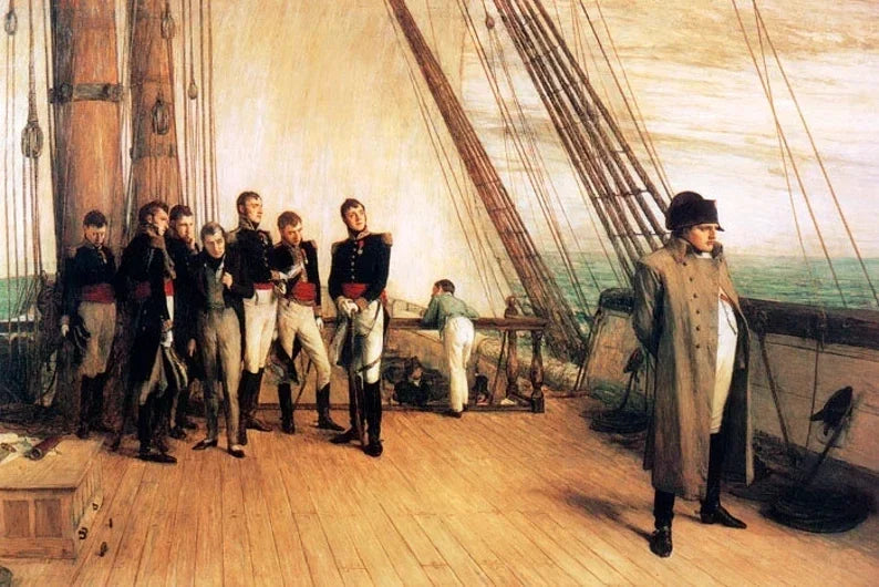 Vintage Classic Napoleon Bonaparte Coronation Wall Art, Canvas Print Poster, Suitable for, Home, Living Room, Office Decoration