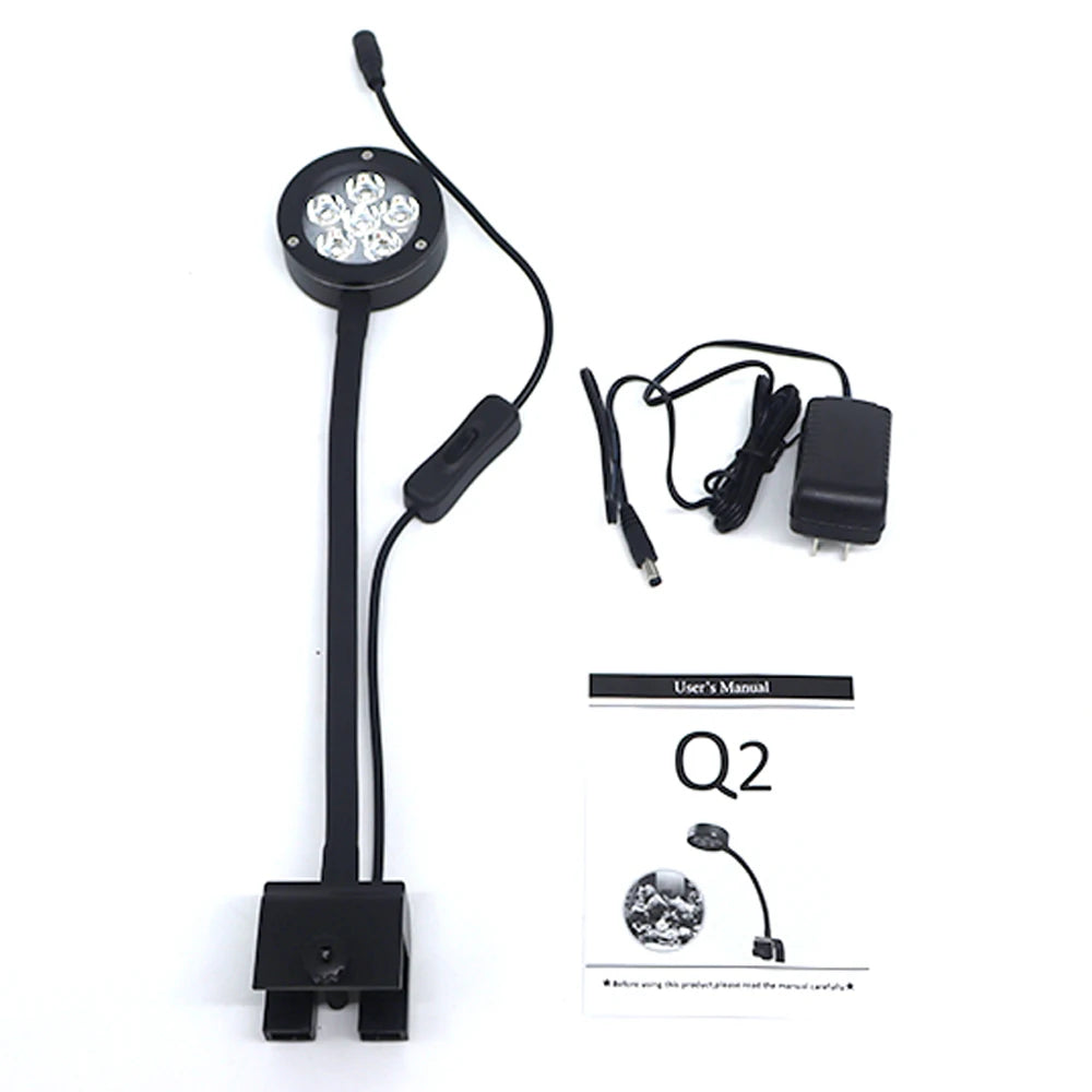6x3W LED Aquarium Light Red Refugium LED For Algae Plant Growth 30-50cm Saltwater Freshwater Fish Plant Tank