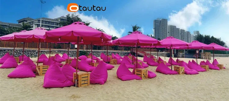 OTAUTAU Retangular Swimming Pool Floating Bean Bag Pouf Cover No Filler Waterproof Beach Pillow Sac Salon Sofa Bed Chaise Lounge