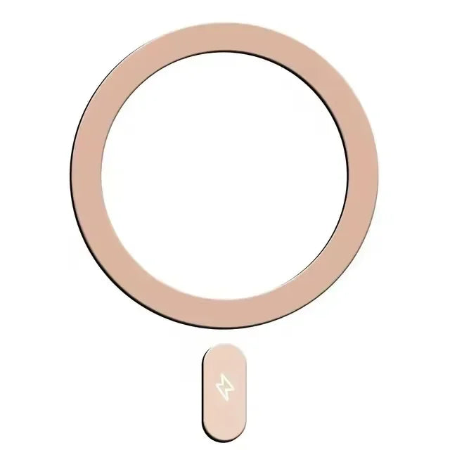 1-5Pcs Universal Metal Plate Ring for Magsafe Magnetic Wireless Charger Iron Sheet Sticker Car Phone Holder for IPhone 14 15 16