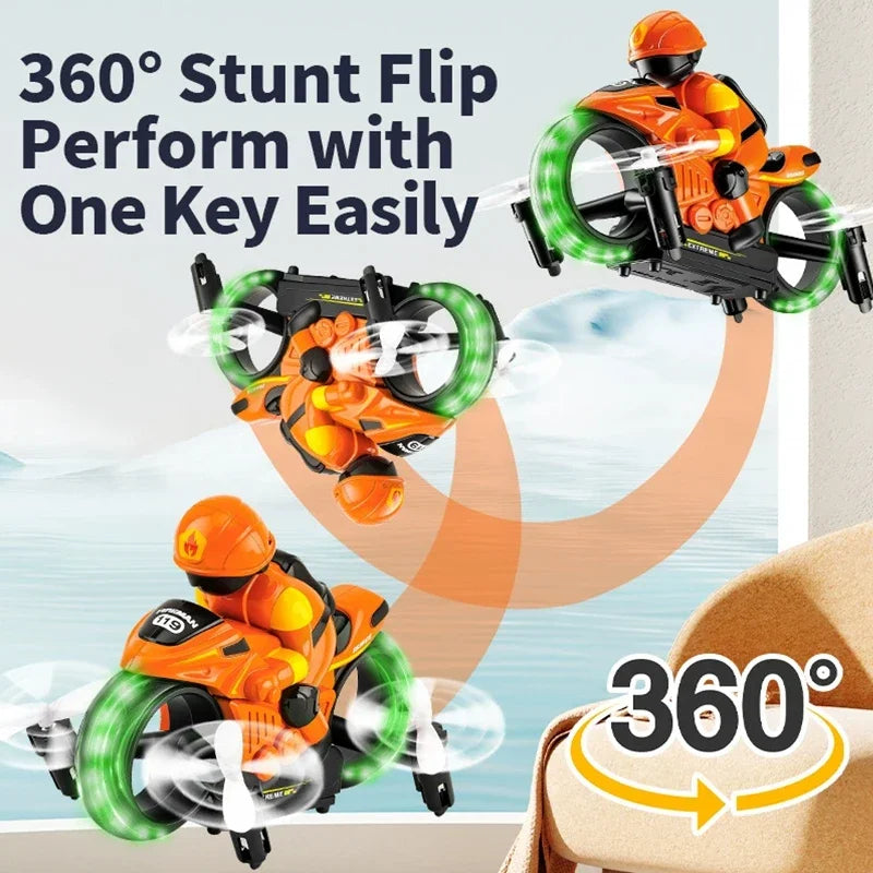 2IN1 RC Car and RC Drone Land and Air