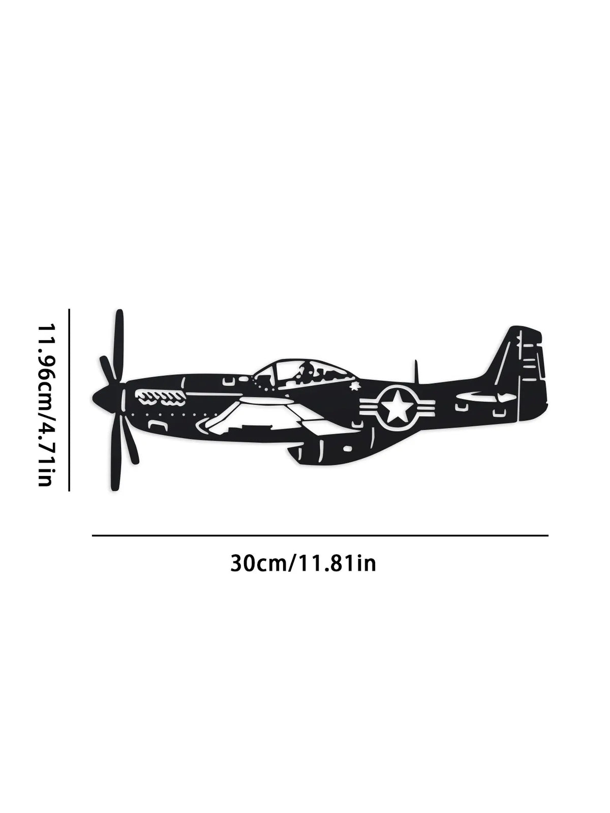 [Vintage Biplane] Vintage-Inspired Classic Biplane Metal | Industrial Style Decor, Iron Construction, Airplane Decor for Home
