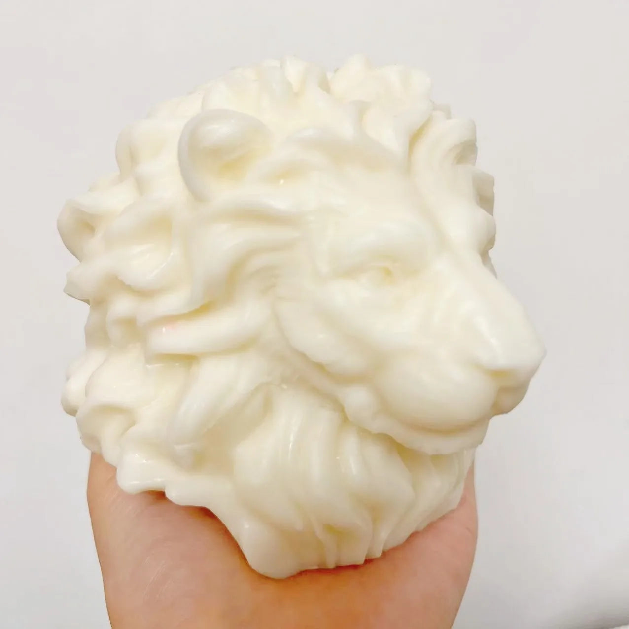 3D Lion candle silicone mold Lion head resin silicone mold Lion home decoration concrete gypsum cement silicone mold