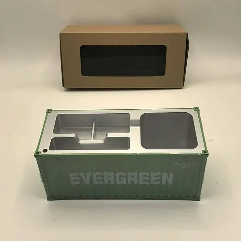 1/20 Scale Simulated Shipping Cargo Container Model Pen Holder Storage Box New Styles Plastic Storage Box Desktop Organizer