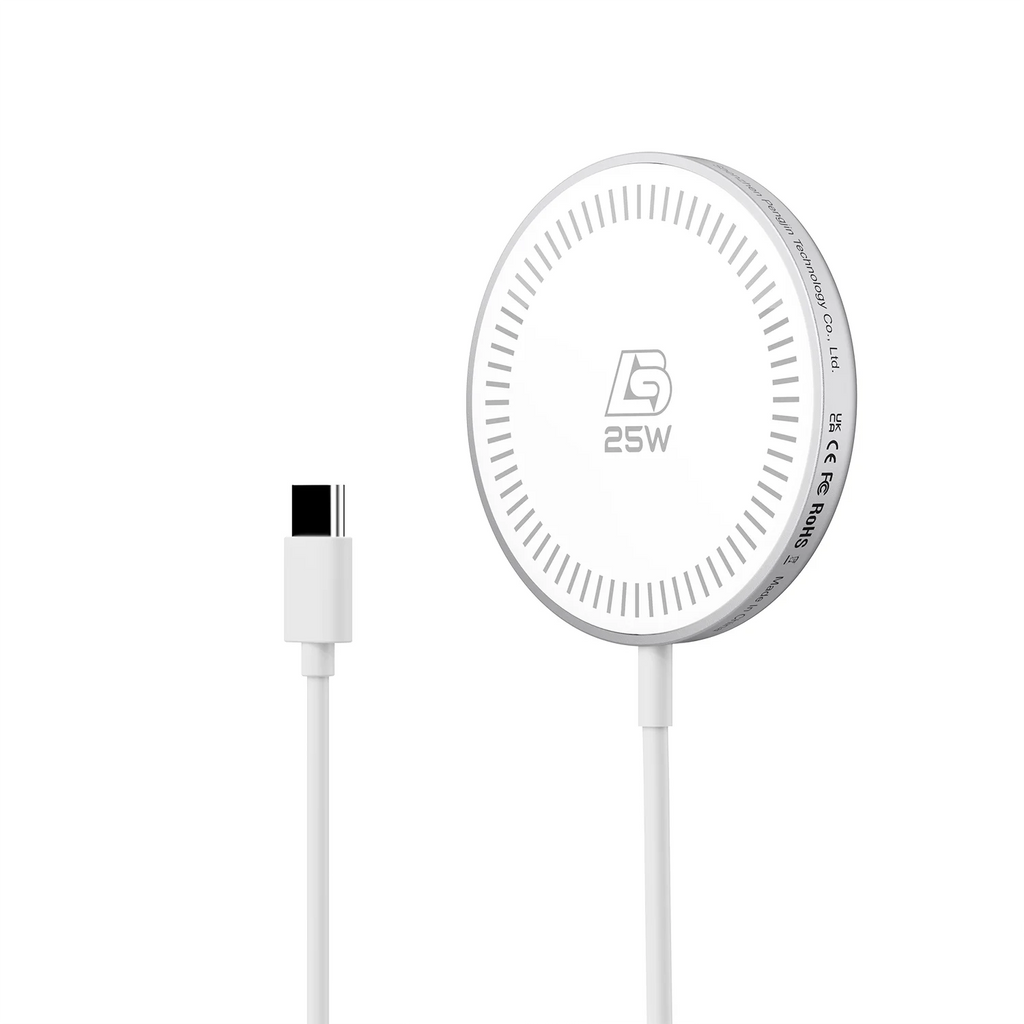 Bonola Magnetic Wireless Charger for iPhone Air/17/17Pro/17Pro Max 25W Fast Wireless Charging with Type C Cable for 16 Pro Max