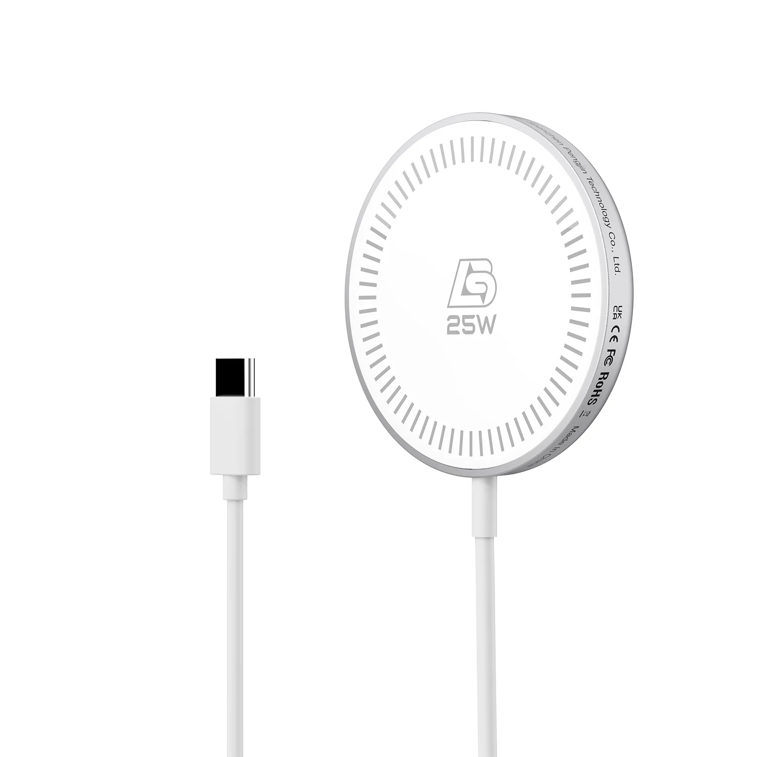 Bonola Magnetic Wireless Charger for iPhone Air/17/17Pro/17Pro Max 25W Fast Wireless Charging with Type C Cable for 16 Pro Max