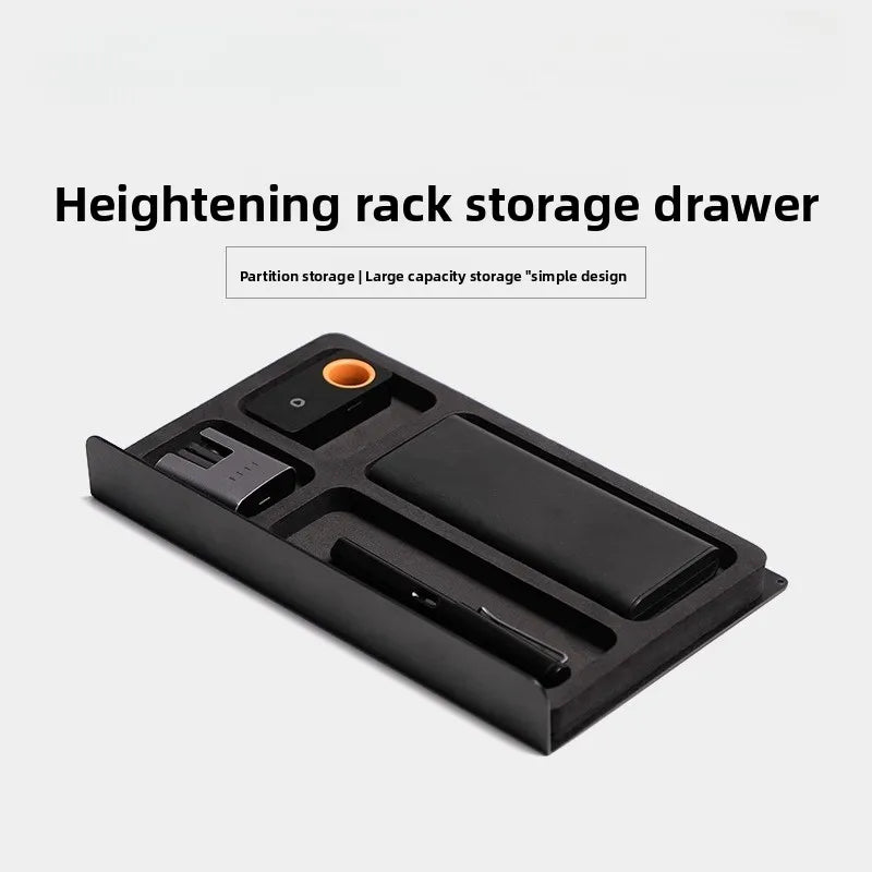 Monitor Stand Riser Storage Drawers Office Desk Organizer Computer Storage Shelf Ergonomic Desk Accessory for Home Office Setup