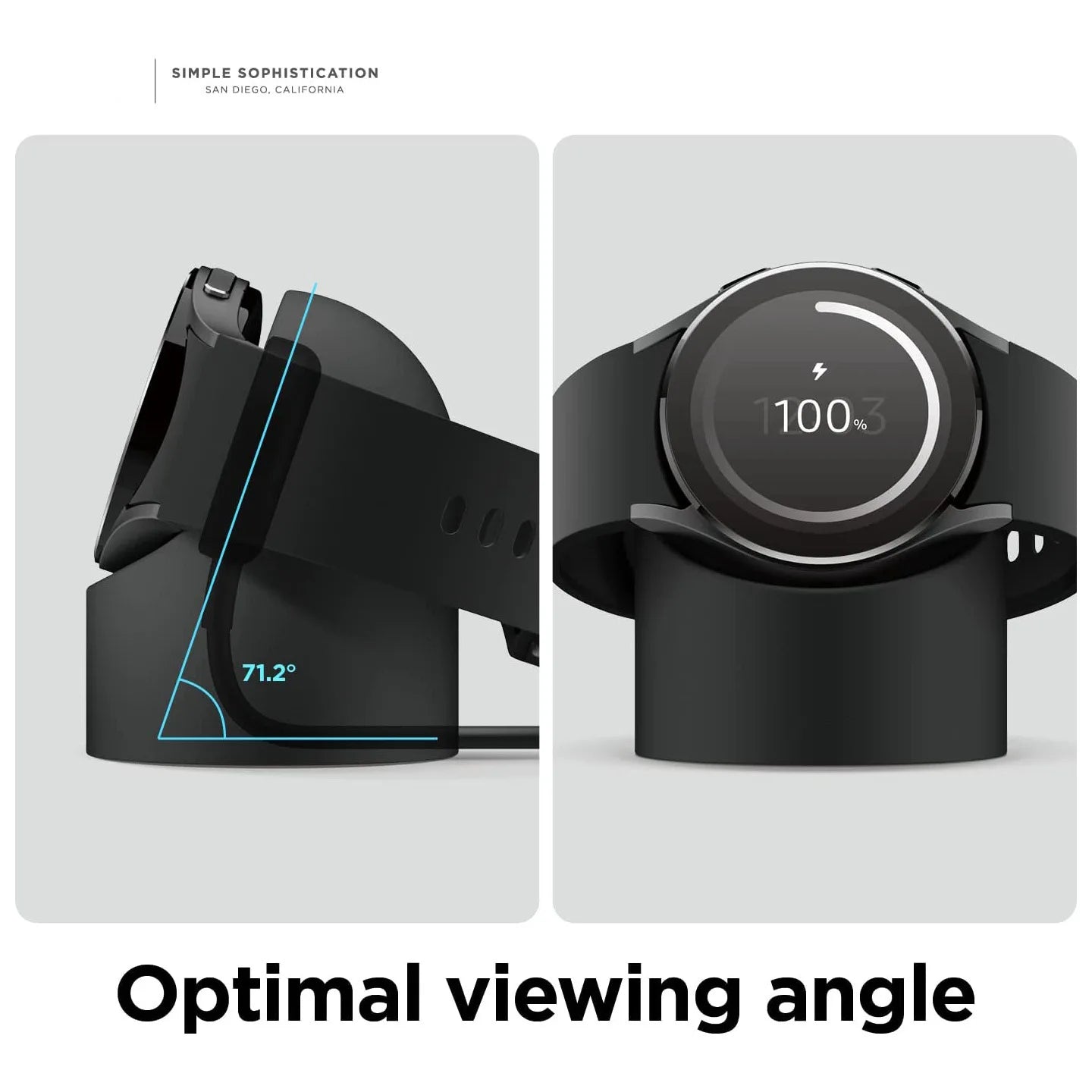 Wireless Charger Holder For Samsung Watch 7 40/44mm Charging Dock Station For Galaxy Watch 5/6 45/46mm Silicone Charger Cradle