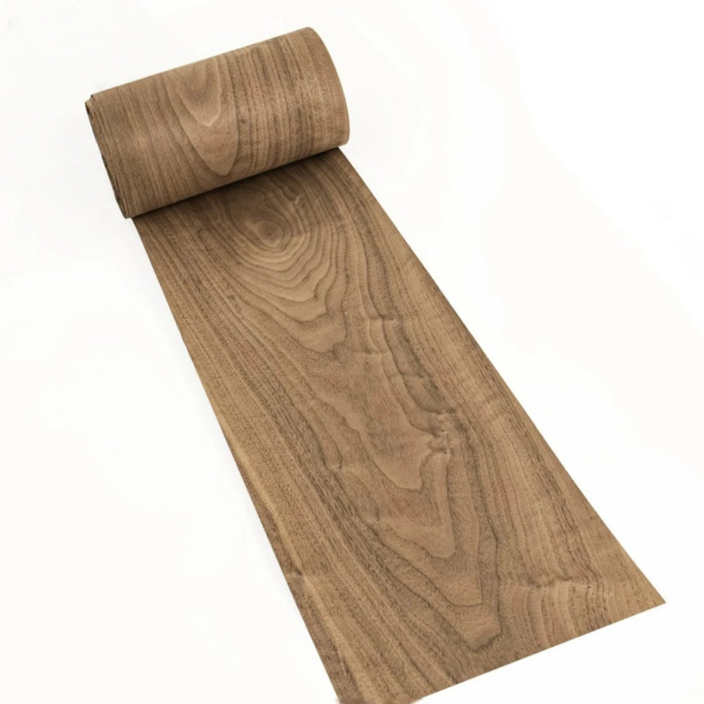 Thick Cut Natural Black Walnut Flat Cut Wood Veneer for Furniture Renovation DIY Crafts Car Interiors Speaker Surface Sheets