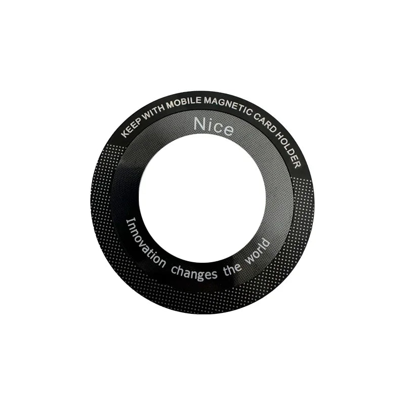 Magnetic Plate Ring Universal Metal Sticker Support Wireless Charger Metal Plate Sheet for Magnet Car Holder