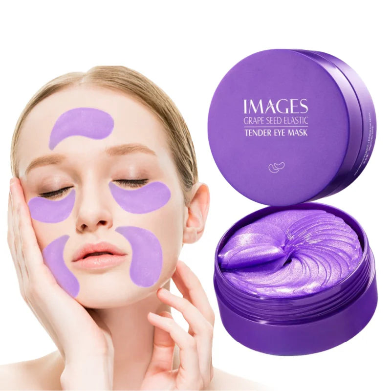 Grape Collagen Eye Masks, 60 Pieces