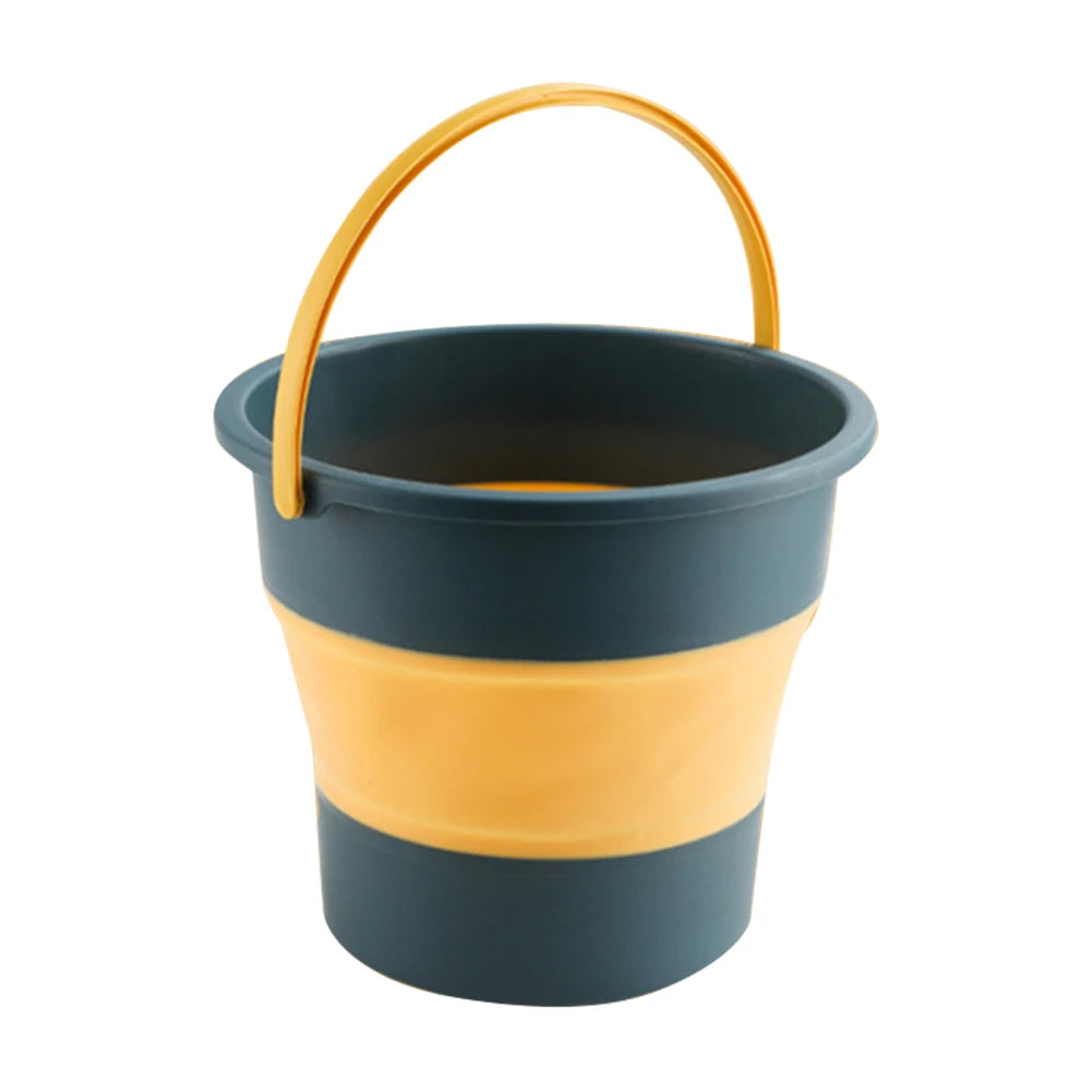 3-5-10L Portable Folding Bucket for Washing Outdoor Foldable Silicone Water Bucket Camping Items Fishing Bucket Car Wash Buckets