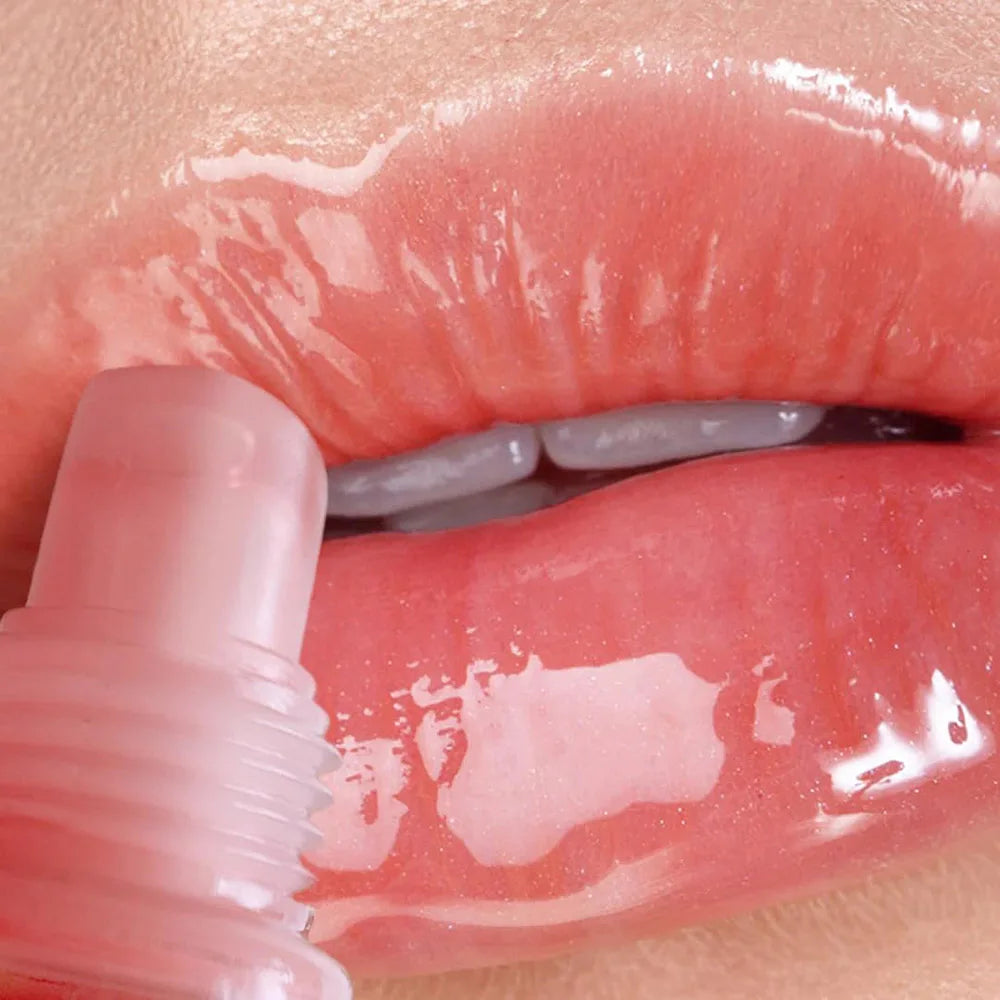 Fruity Flavor Watery Glossy Lip Gloss Set Clear Lip