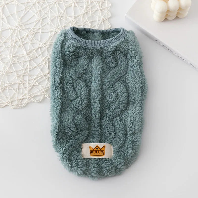 Soft Cozy Cat Clothes Autumn Winter Warm Fleece Sweatshirt for Small Dogs Puppy Kitten Jacket Coat Pet Sphynx Costume Sweater