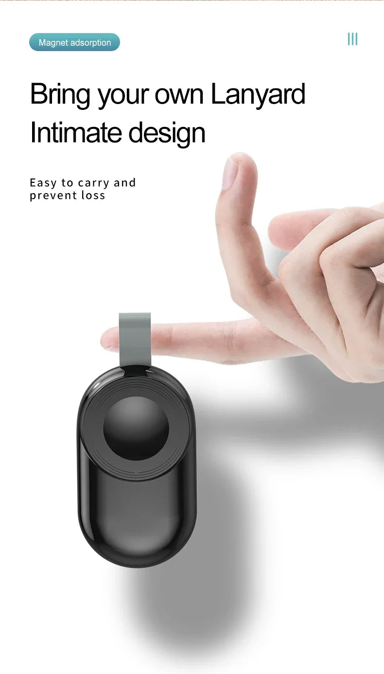 Mini Magnetic Wireless Charger Dock For Apple Watch series 8 7 6/5/4/SE/3/2 Portable Wireless Charging Cable Charger For iwatch