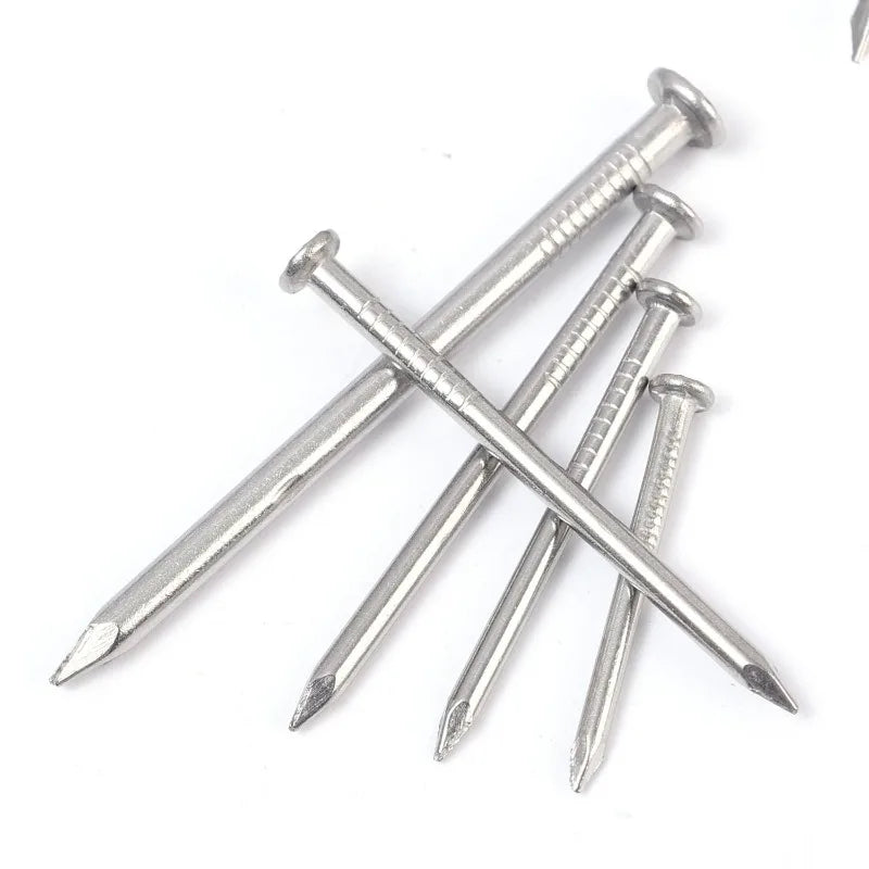 Stainless Steel Flat Head Woodworking Extended Hardware Nails Rust