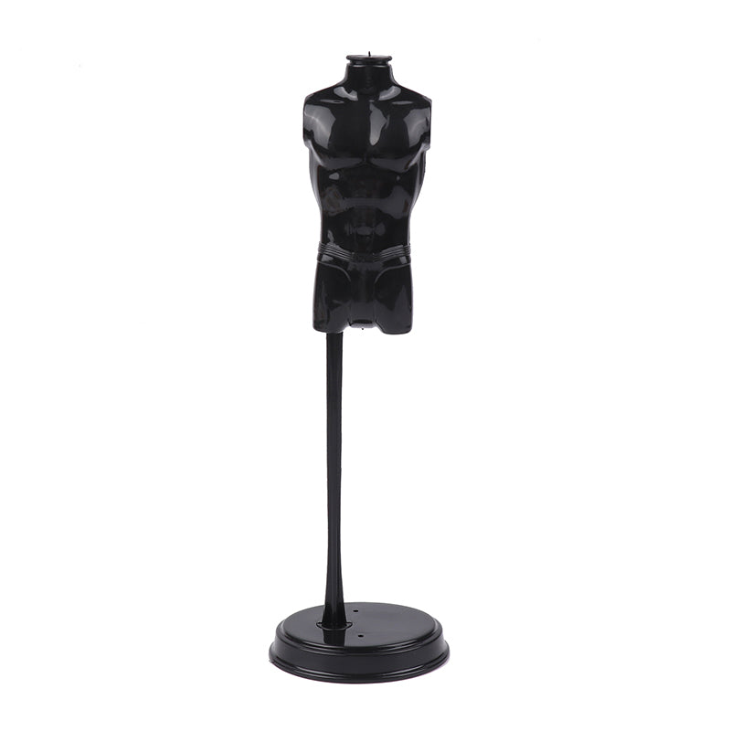 Innovative Scale 1:6 Mini Black White Display Stand Holder Standing Toy Doll Accessories Dress DIY Clothes Mannequin Model