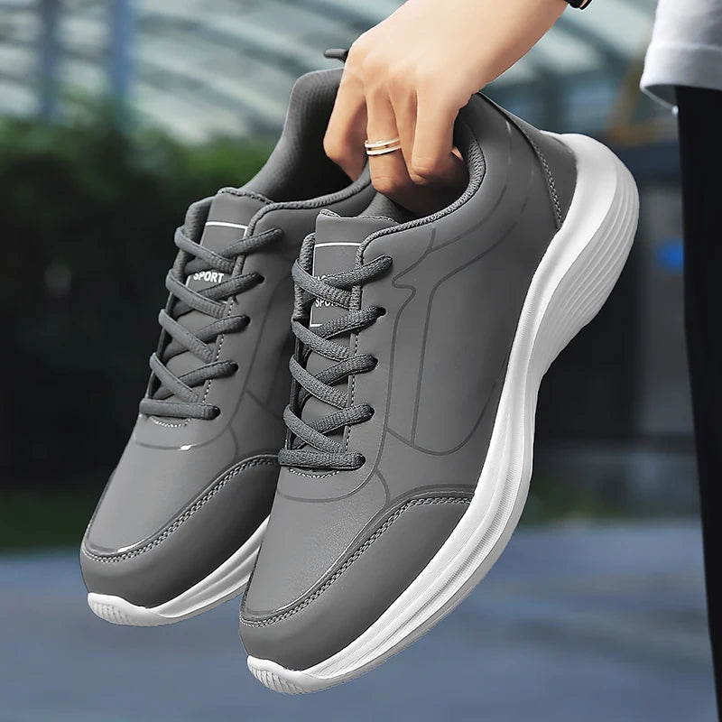 Men Running Shoes Winter Warm Male Sneakers Anti-slip Breathable