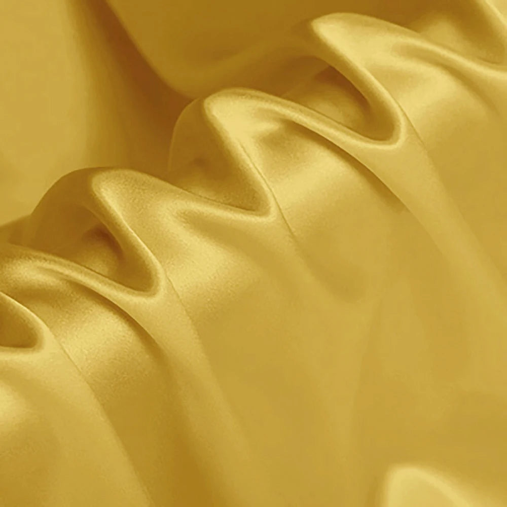 CISULI Pure Silk Stretch Satin Fabric,16momme,Width 140cm,Silk Lycra,Shirt and Dress Cloth Material