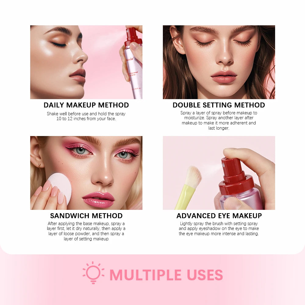 Mattifying Waterproof Setting Spray Glossy Matte Base Makeup Control