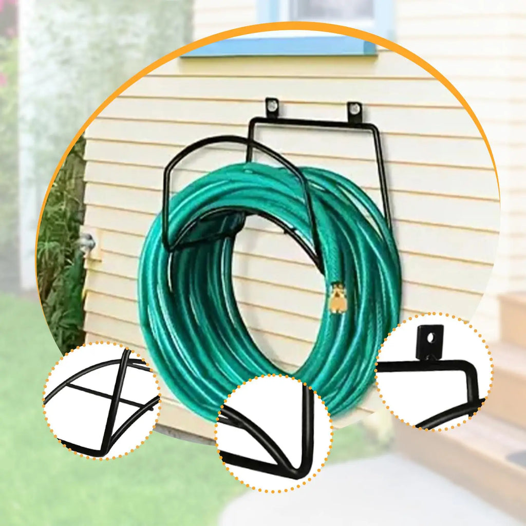 Garden Hose Holder Wall Mount Storage Rack Organizer for Park Home Backyard