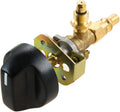1pc Control Valve with M12x1.5 Thread and 1/4" Quick Disconnect Plug for Olympian 5500 5100 Weber 200 Gas Grill Valve