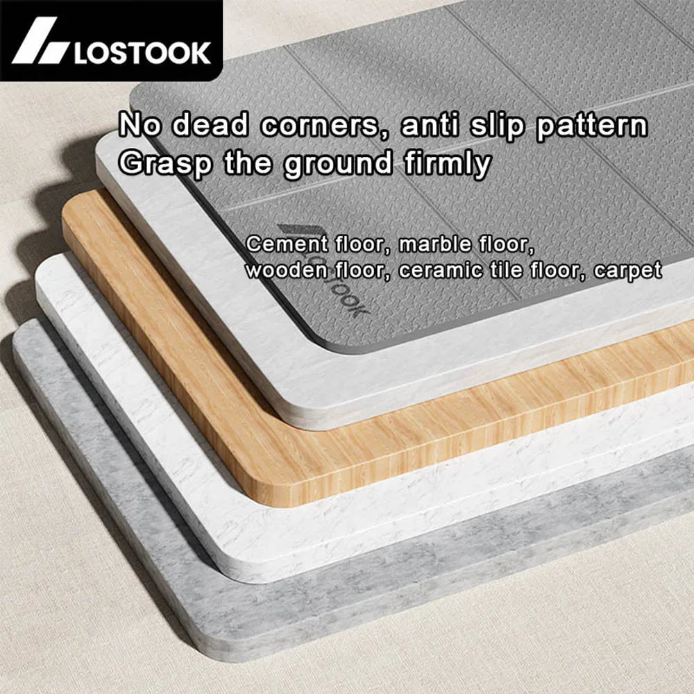 4mm Thick TPE Foldable Yoga Mat Easy to Store