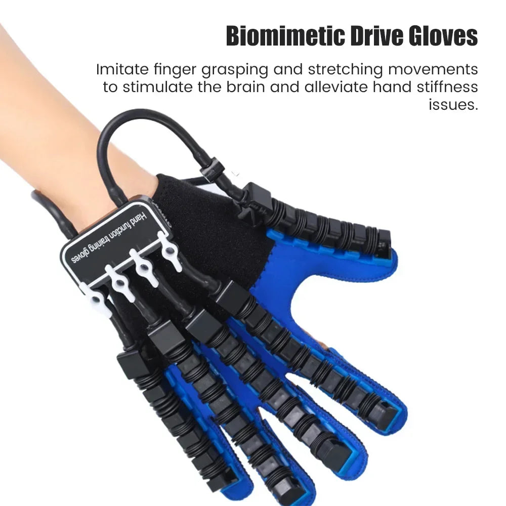Left &amp; Right Hand Finger Rehabilitation Exerciser Robot Gloves