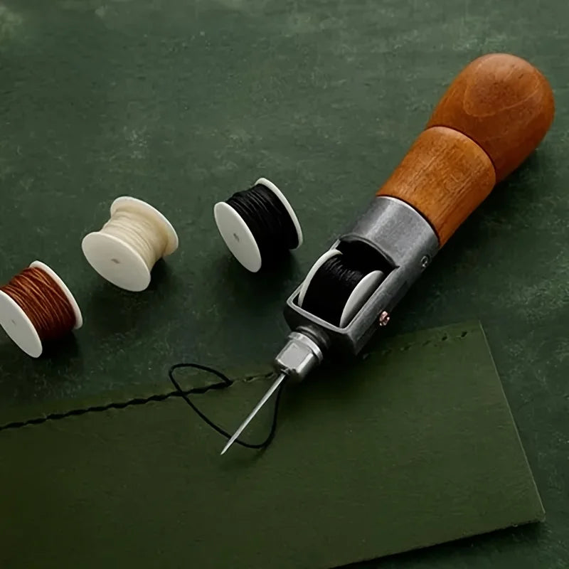 Professional Leather Sewing Kit, Sewing Tools,Portable DIY Sewing Tools for Leather Crafting, Leather Craft Sewing Machine