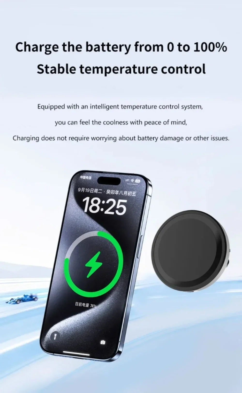 Car Magnetic Air Vent Phone Holder  Wireless Charger Stand For Magsafe iPhone 17 16 15 14 13 Pro Max Cell Fast Charging Station