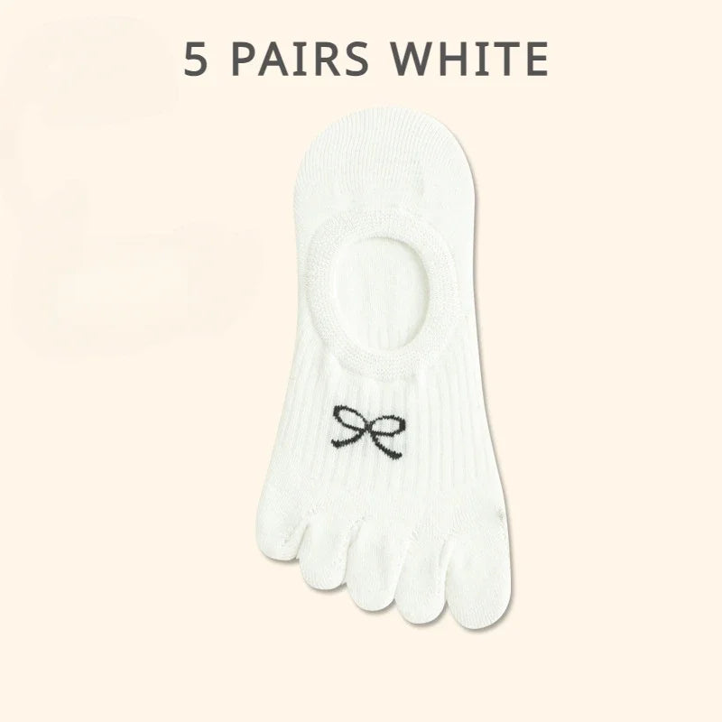 Wiggle Socks 5 Pairs Five Finger Socks - Cotton