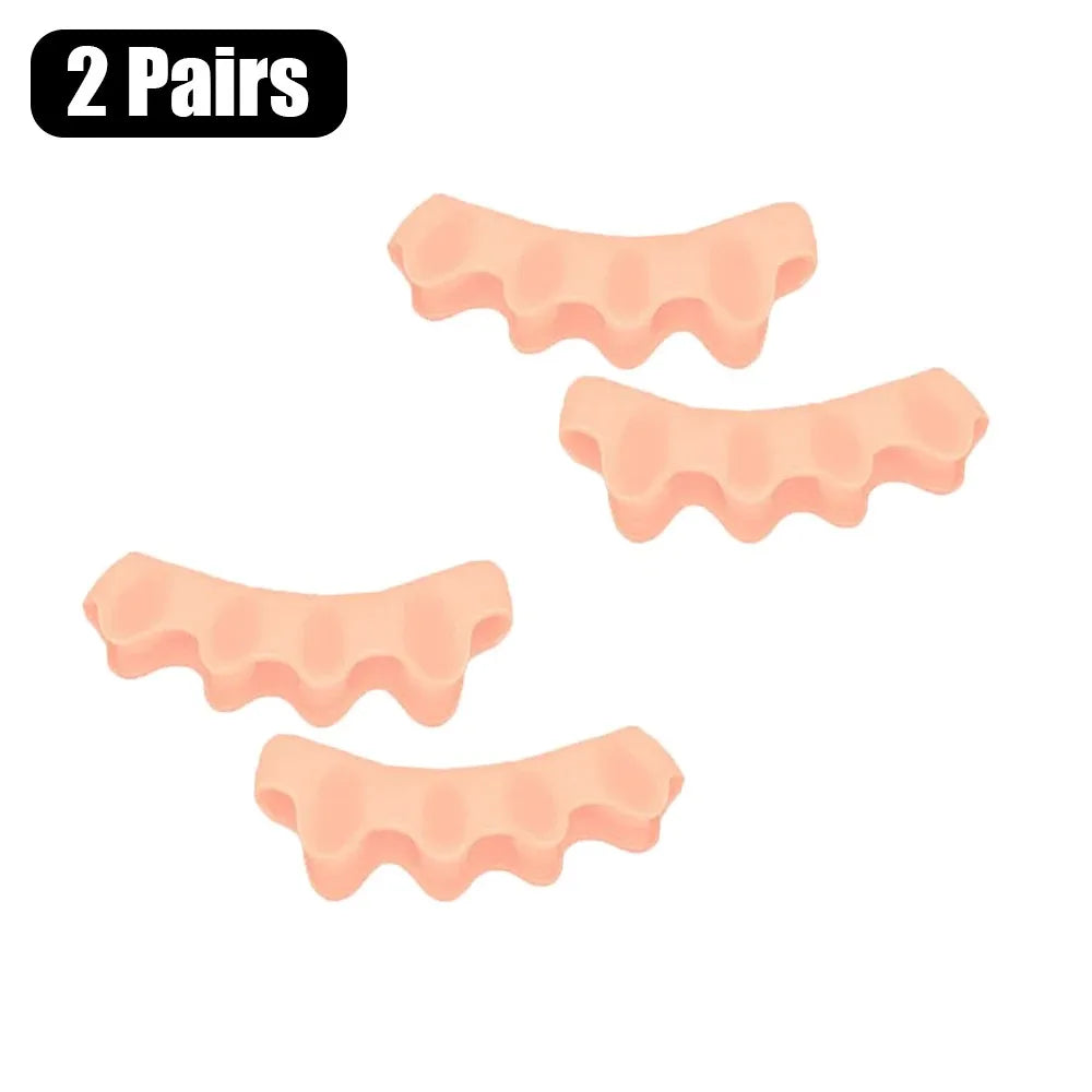 Toe Separators Doctor Recommended Correct Foot and Bunion Pain,Plantar Fasciitis Toe Straightener to Improve Functional Mobility