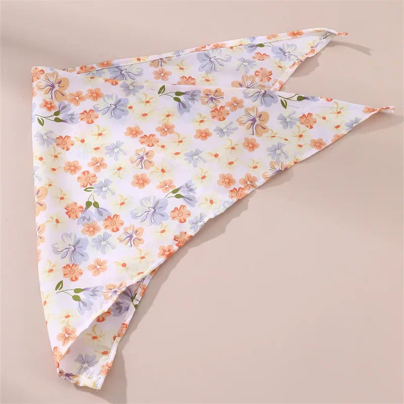 Pet Saliva Towel Pet Dog Saliva Bib Bib Cat Bib Scarf Printed Triangle Scarf