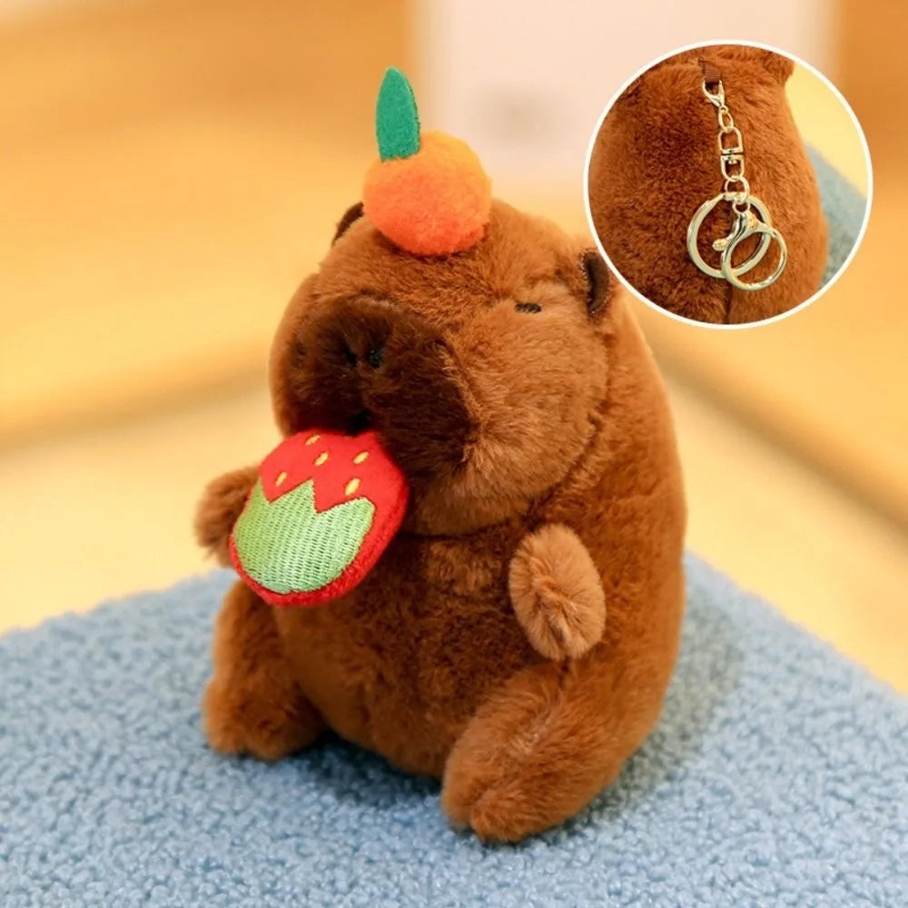 Cute Capybara Plush Toy Hoodie with Wings Simulation Doll Small