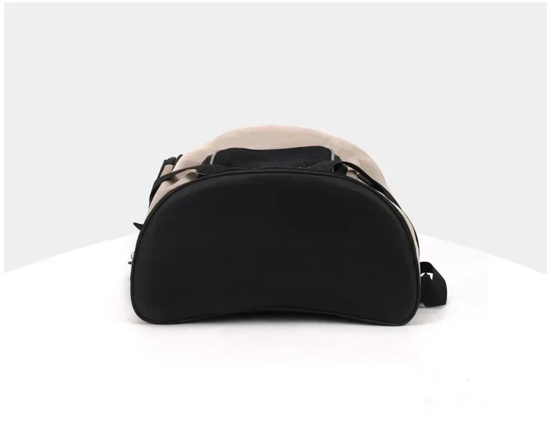 Solid Color Large Capacity Lightweight Cat Bag Go Out Portable Pet Bag Carrier Breathable Oxford Cloth Portable Pet Backpack
