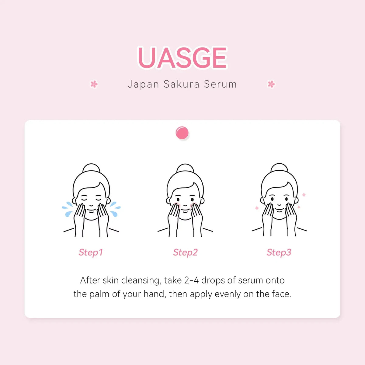 Sakura Whitening Face Serum Anti Aging Fade Fine Lines Tighten Pores Improve Melanin Pigment Dull Moisturizer Brighten Skin Care