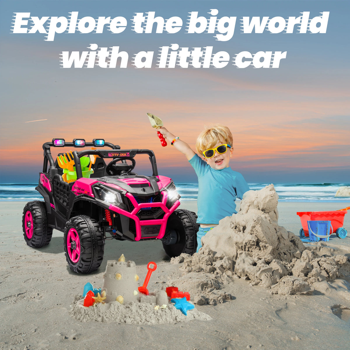 24V 2-Seater Kids Ride-On Off-Road UTV