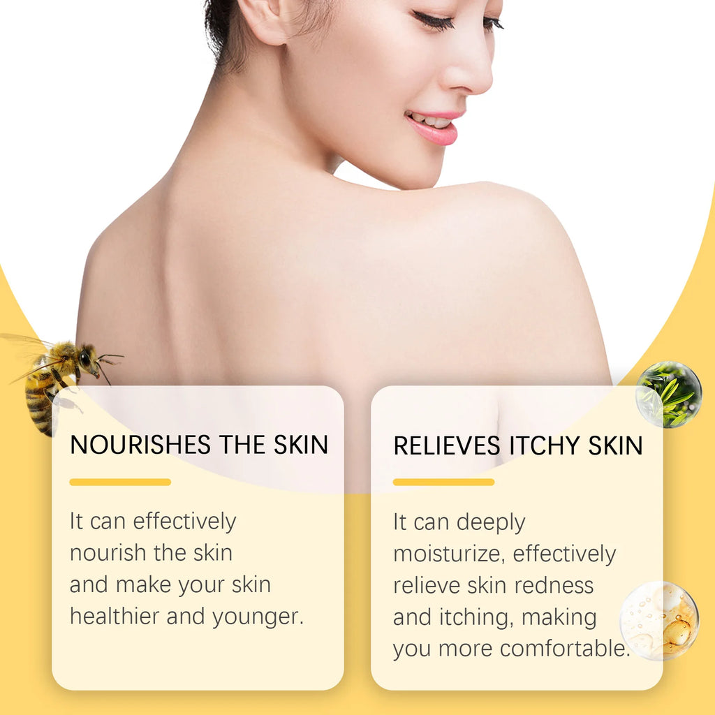Bee Venom Skin Care Cream-Moisturizing Nourishing Lotion, Relieves Dryness Soothes Redness, Strengthens Barrier & Youthful Look
