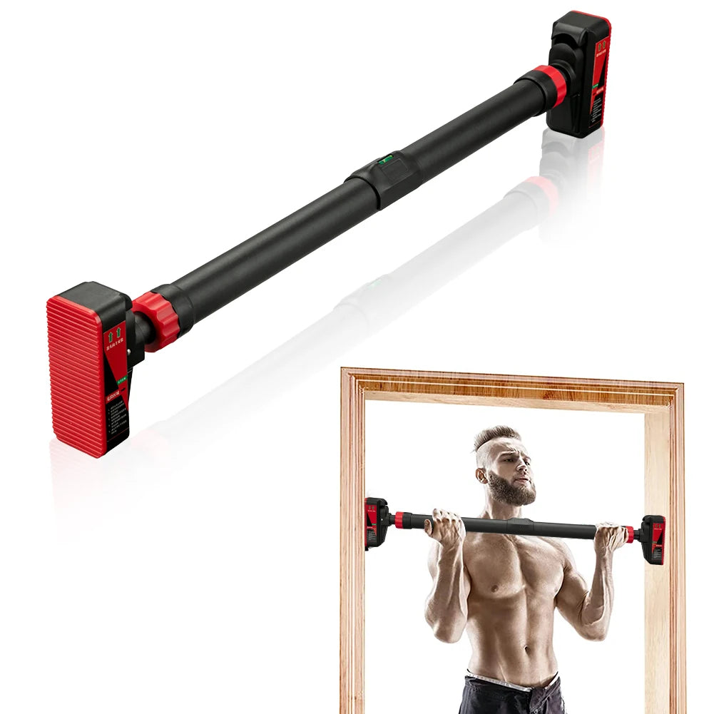 Strength Training Pull-up Bars with Level Gauge 69-92cm Adjustable